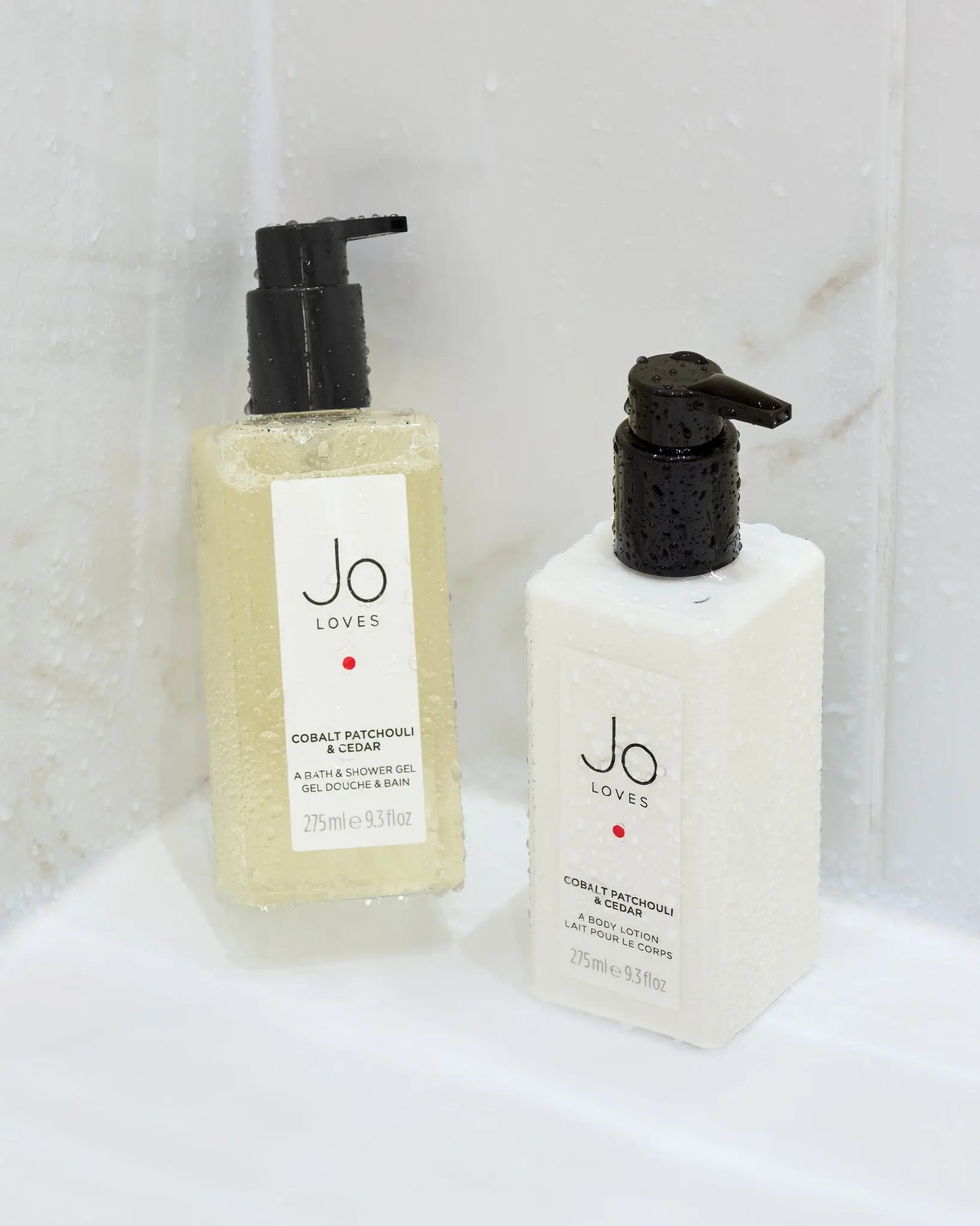 Cobalt Patchouli & Cedar - A Bath & Shower Gel and Lotion Set Jo Loves