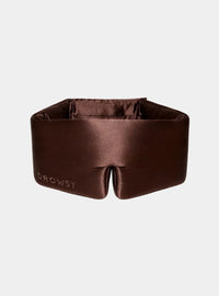 Cocoa Glow Mulberry Silk Sleep Mask drowsysleepco