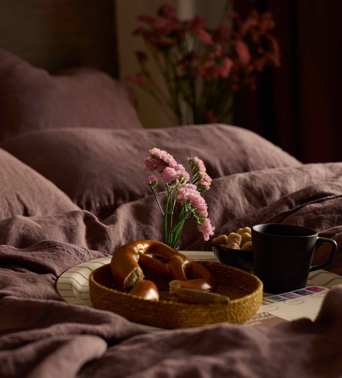 Cocoa 100% Linen Duvet Cover - The Secret Linen Store