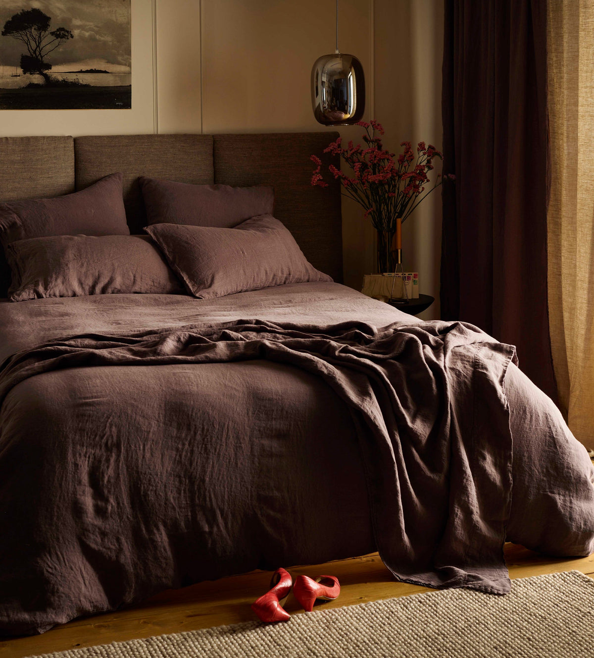 Cocoa 100% Linen Duvet Cover - The Secret Linen Store