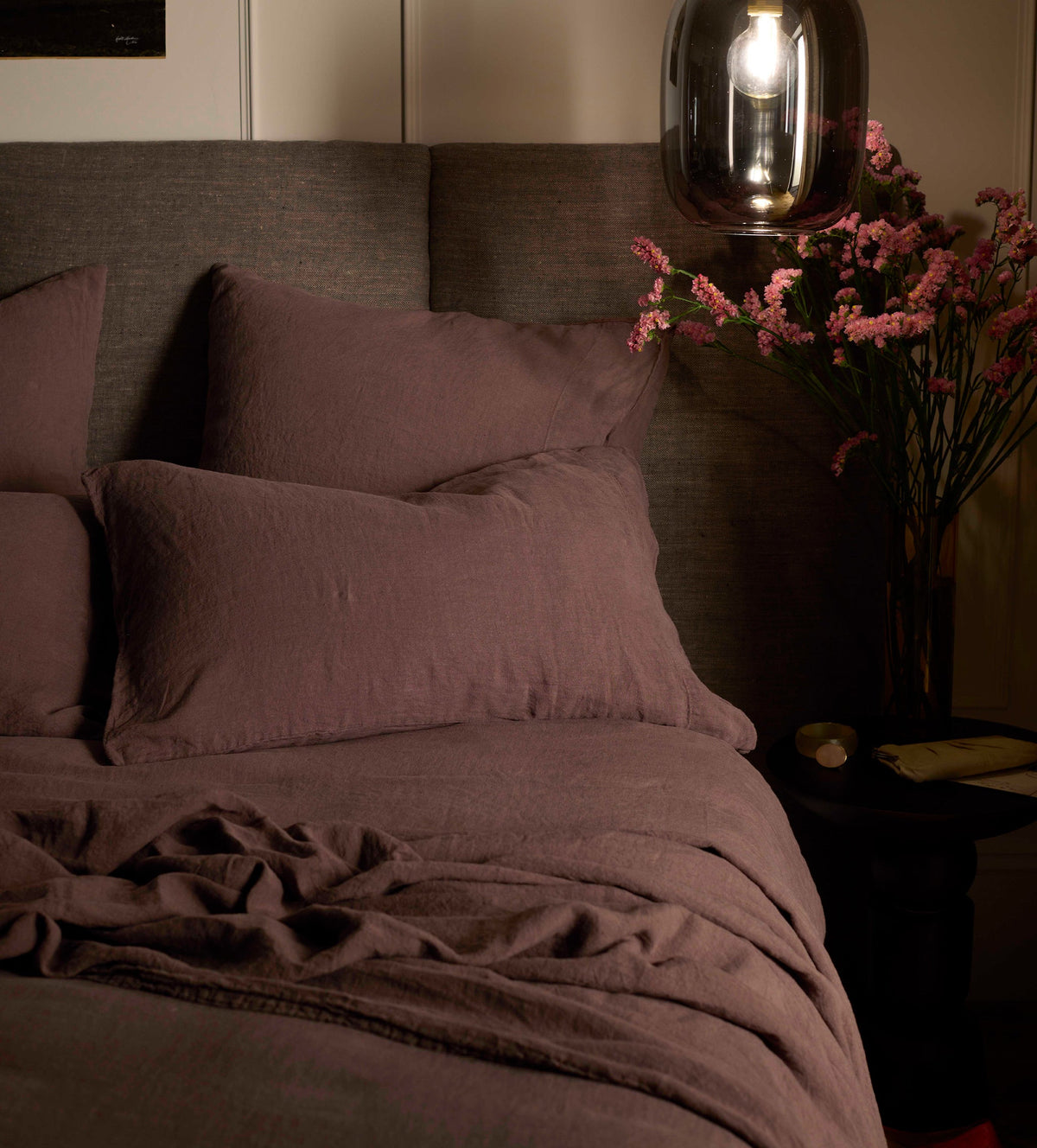 Cocoa 100% Linen Pillowcase - The Secret Linen Store