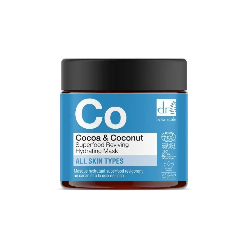 Cocoa & Coconut Superfood Reviving Hydrating Mask 60ml Dr Botanicals