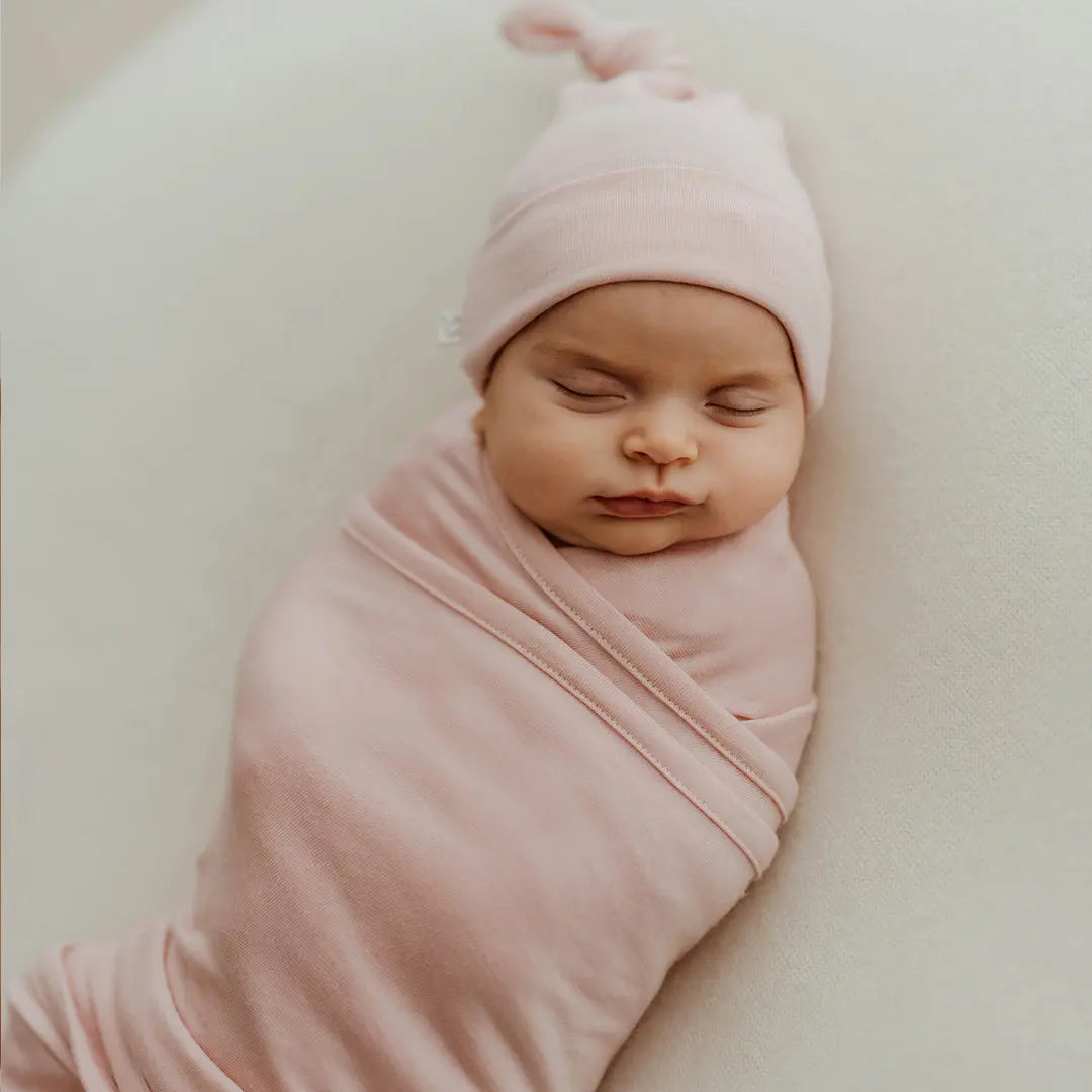 Cocooi Baby Wrap - Cloud Pink Merino Kids UK