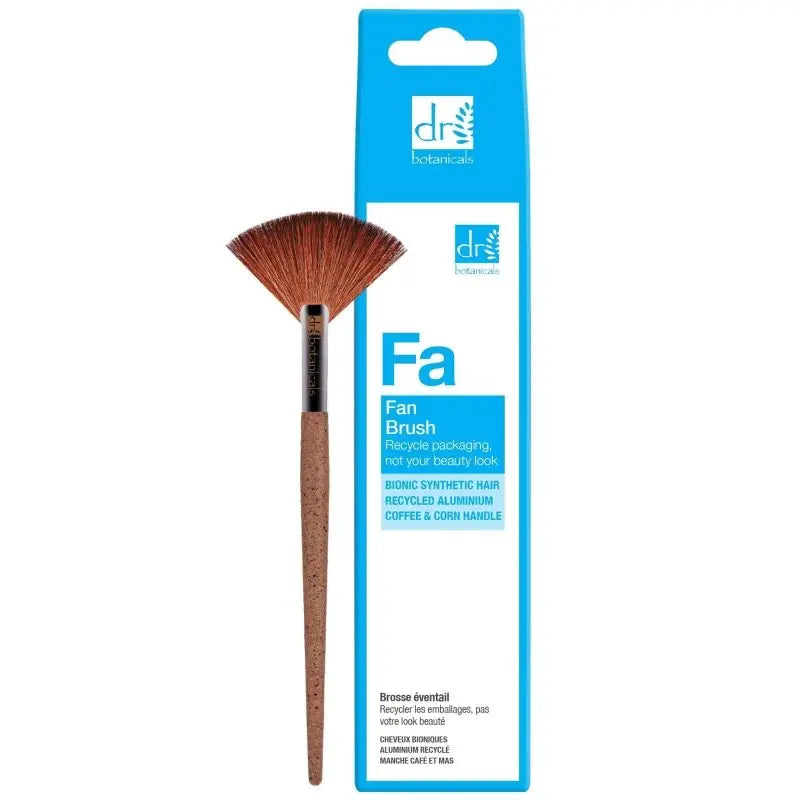 Coffee Ground Fan Brush Dr Botanicals