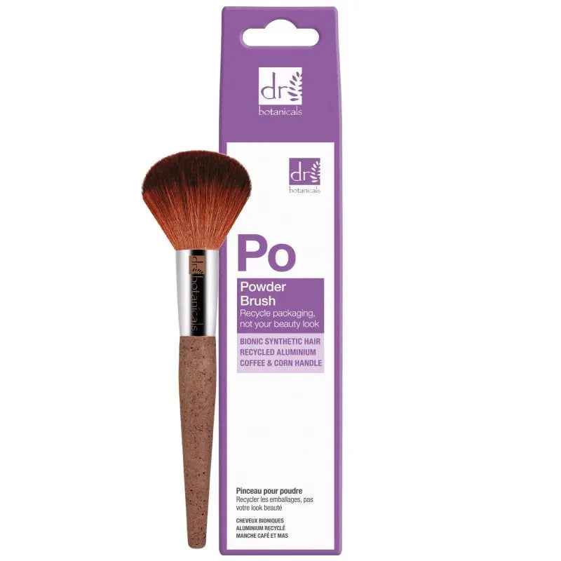 Coffee Ground Powder Brush Dr Botanicals