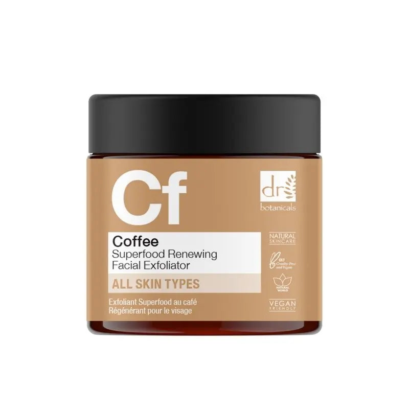 Coffee Superfood Renewing Facial Exfoliator 60ml Dr Botanicals