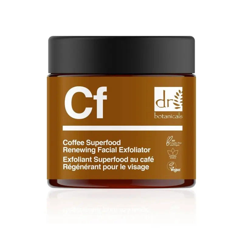 Coffee Superfood Renewing Facial Exfoliator 60ml Dr Botanicals