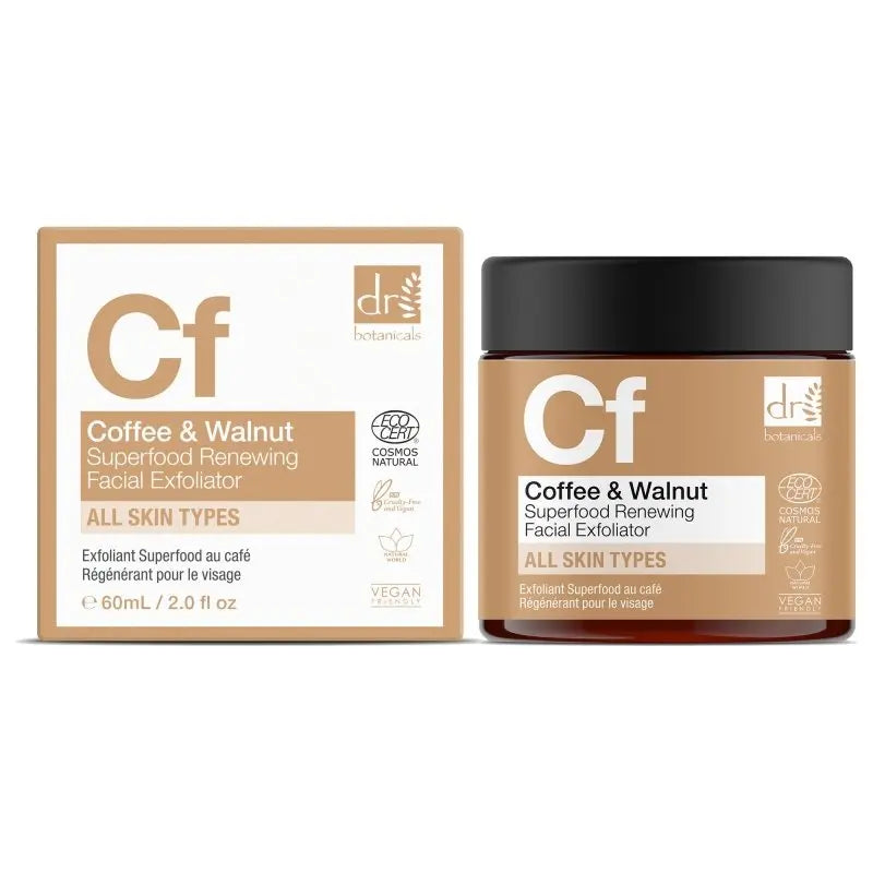 Coffee Superfood Renewing Facial Exfoliator 60ml Dr Botanicals