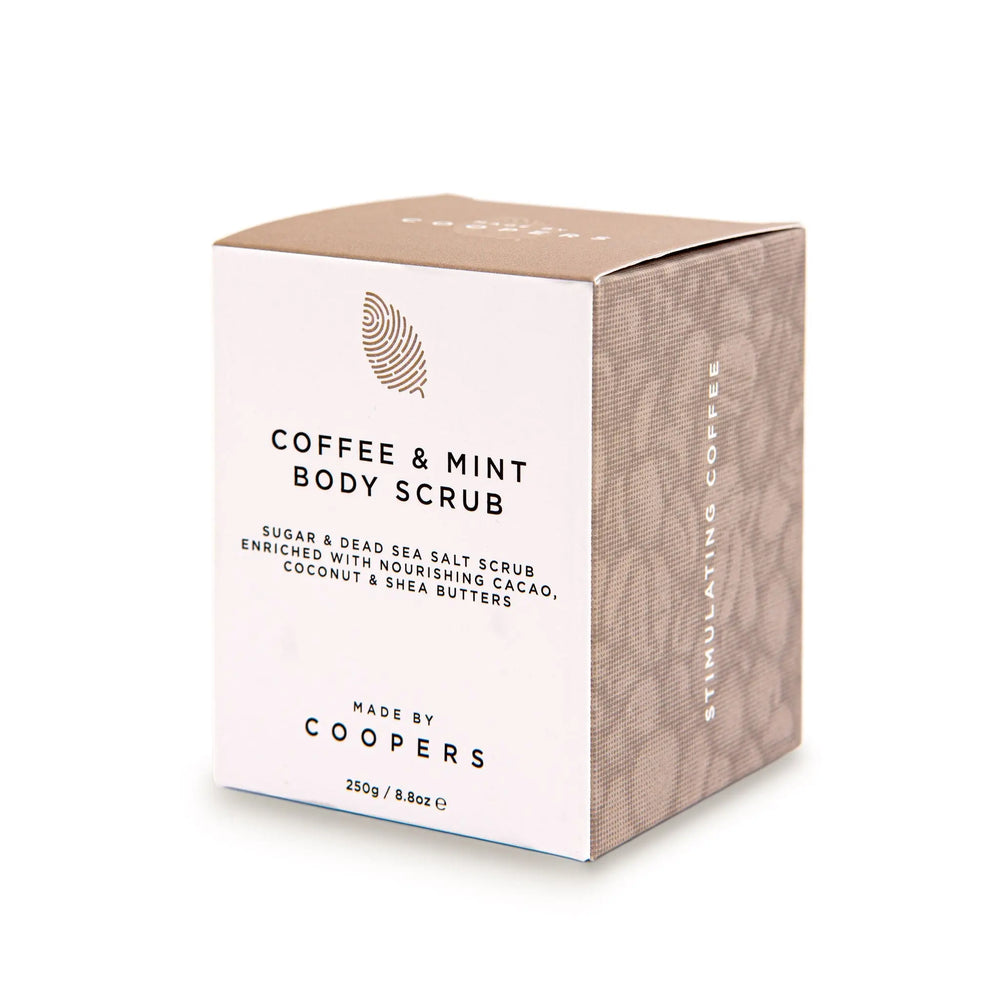 Coffee & Mint Body Scrub Made By Coopers