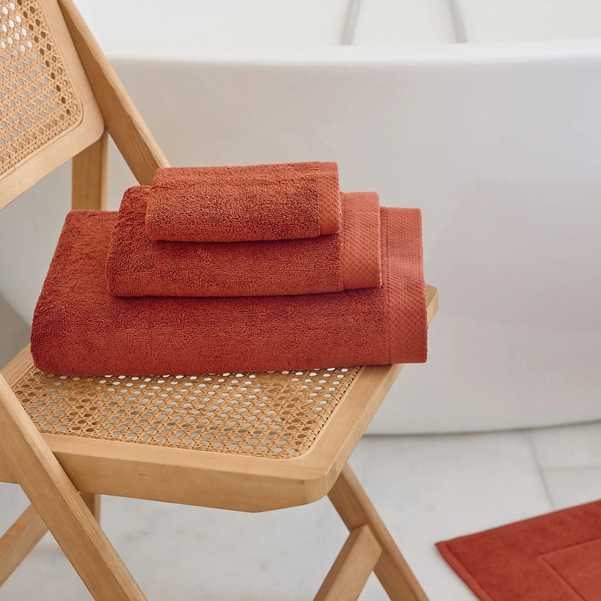 Cognac Luxus Bath Towels Torres Novas UK
