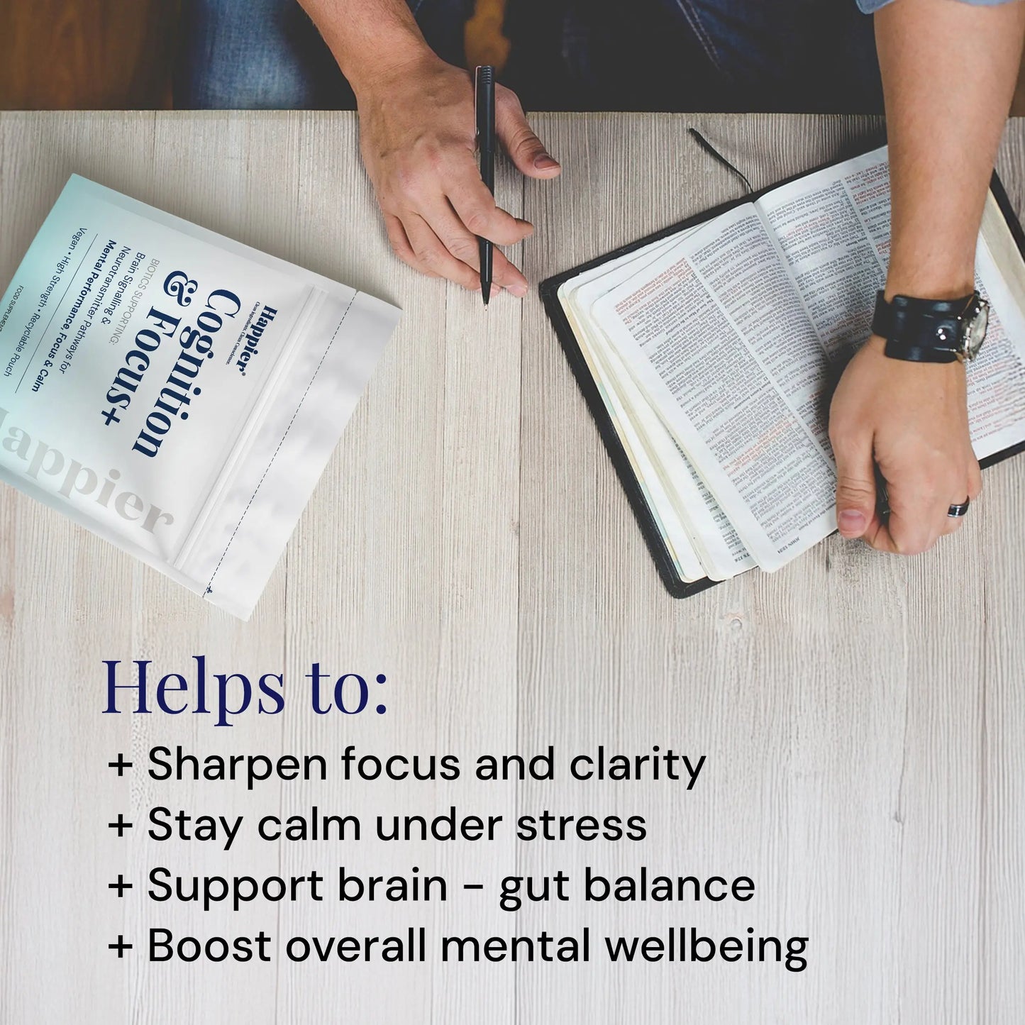 Happier Cognition and Focus Complex (60 capsules) Happier Beauty