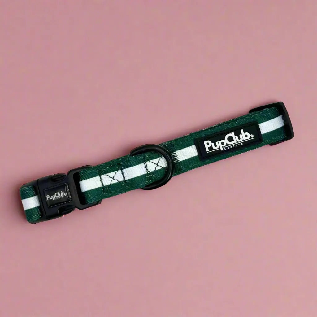 Collar - Forest Green PupClub Couture