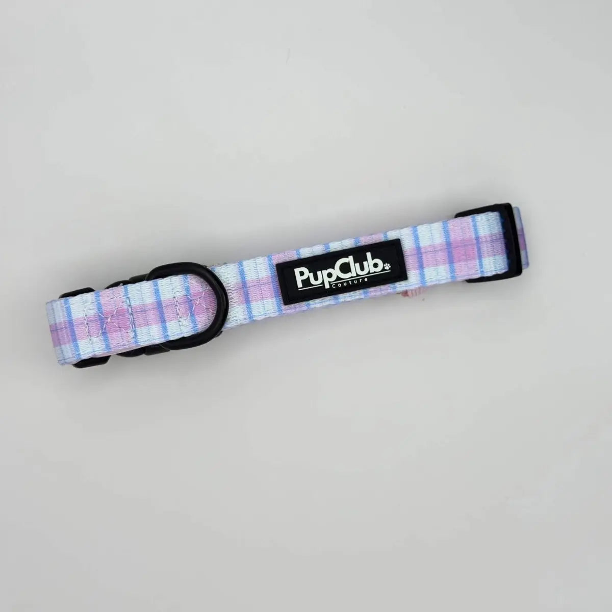 Collar - Pink Tartan PupClub Couture