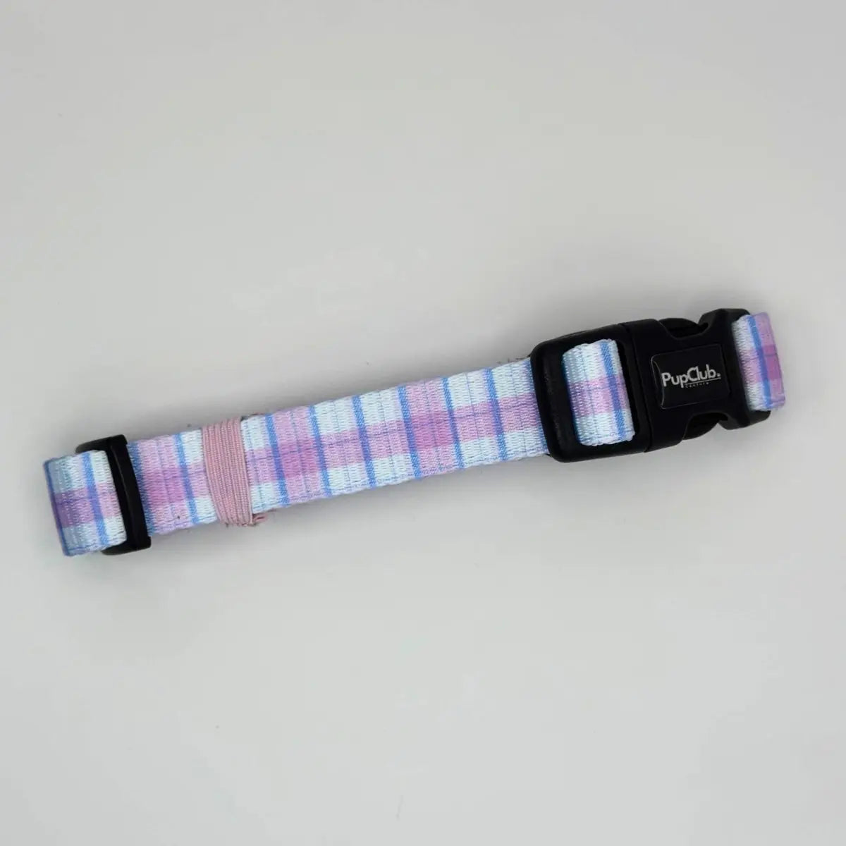 Collar - Pink Tartan PupClub Couture