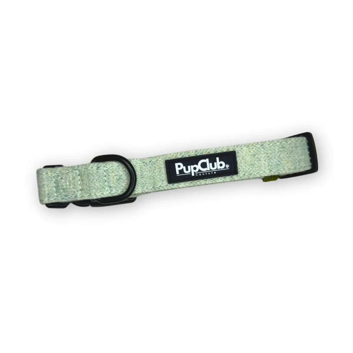 Collar - Tweed Sage PupClub Couture