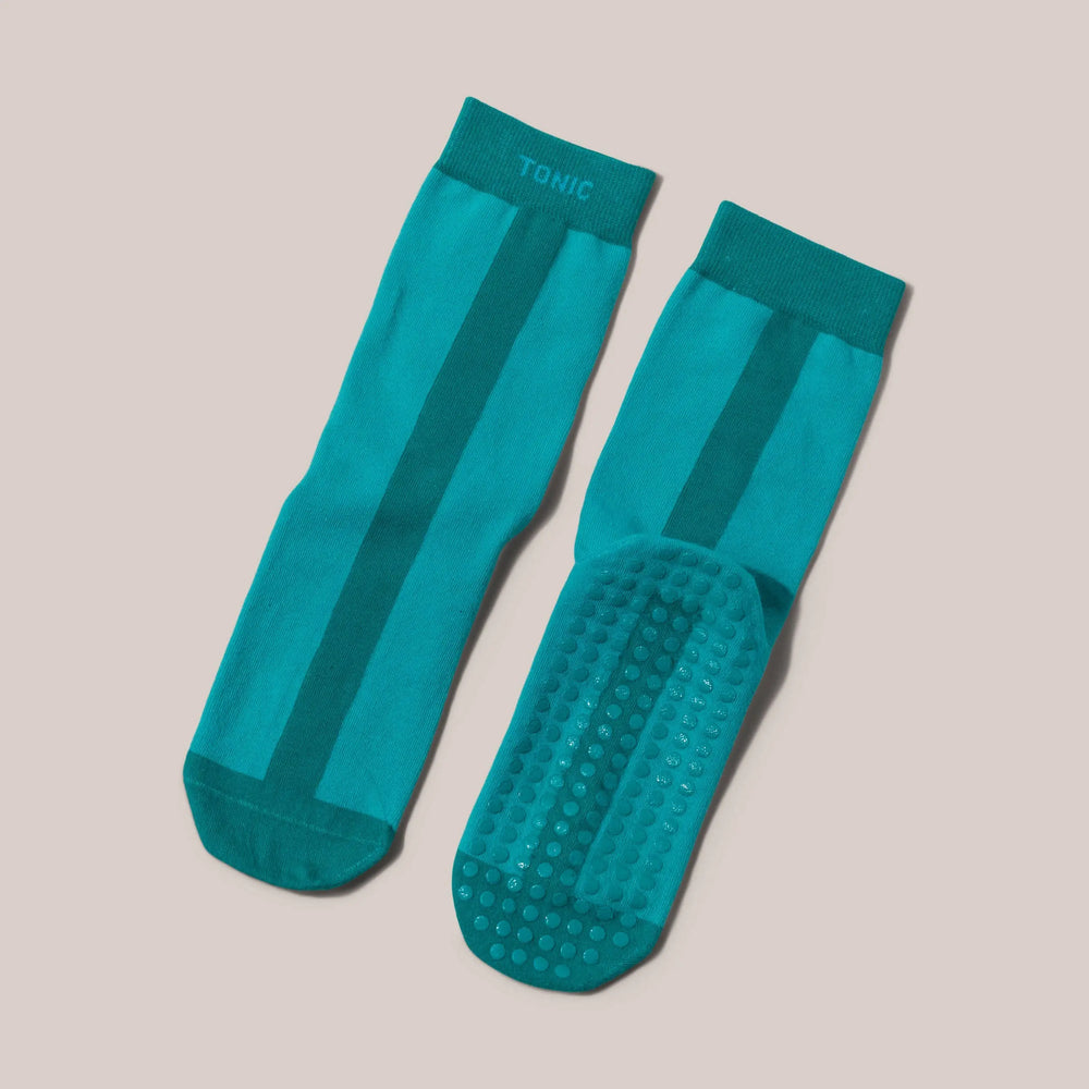 Colour Pop Hospital Socks Teal Green Tonic London