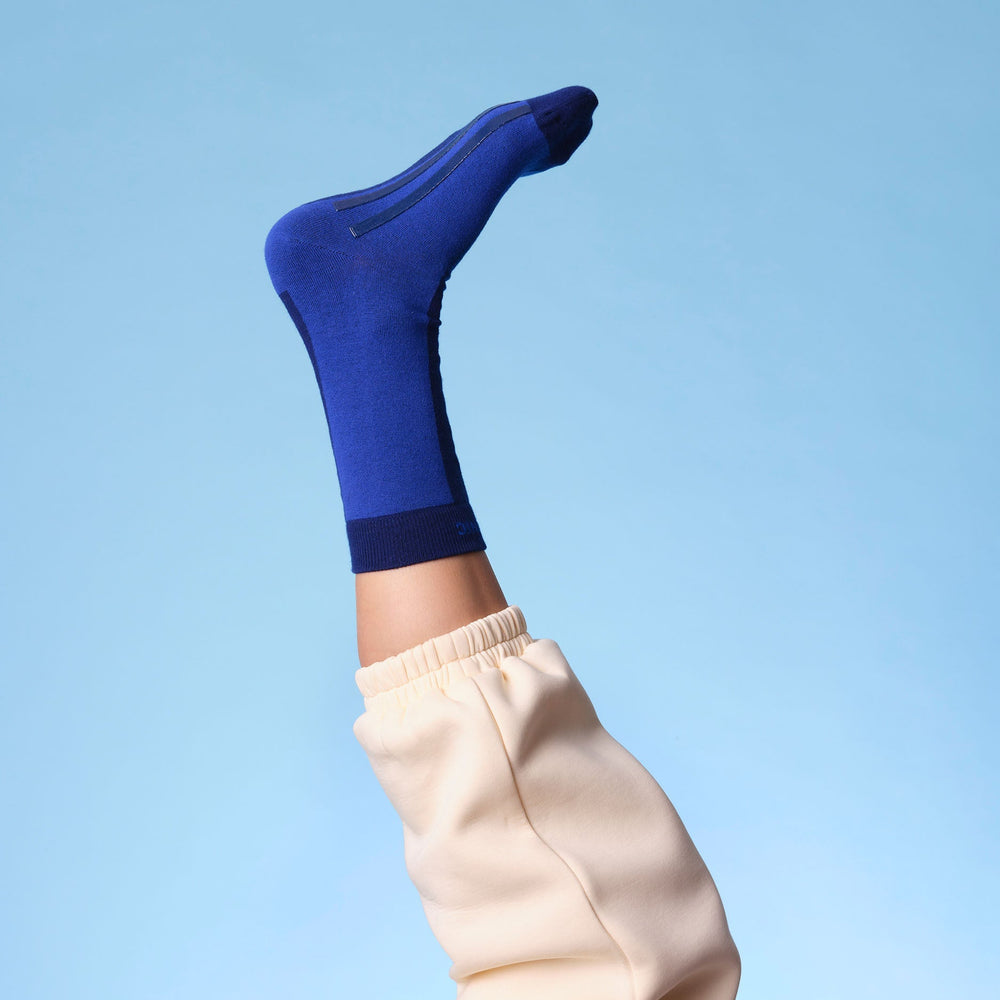 Colour Pop Hospital Socks Navy Tonic London