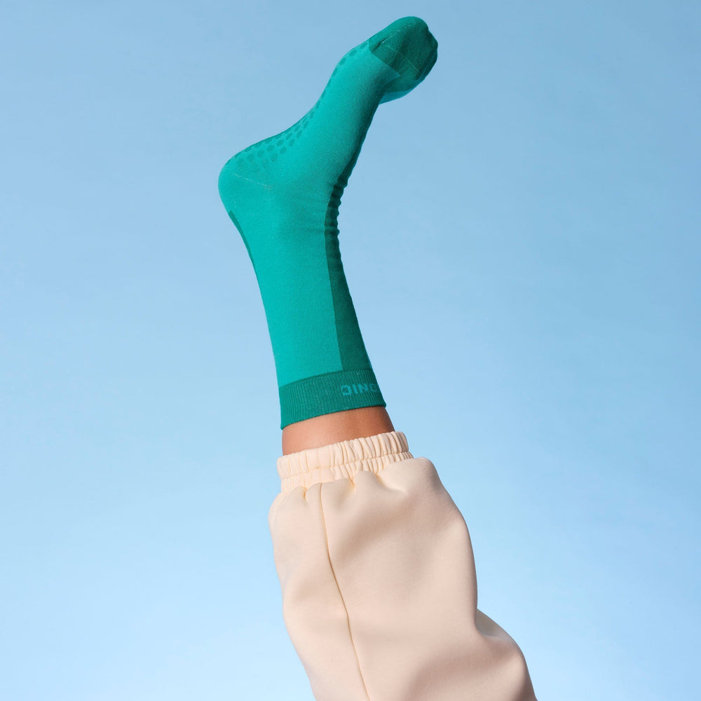 Colour Pop Hospital Socks Teal Green Tonic London