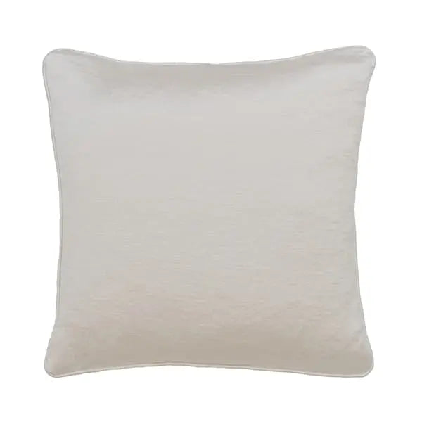 Columbus Ivory, Sustainable Feather, Cushion Satin Plain Andrew Martin