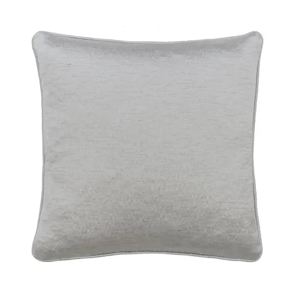 Columbus Silver, Sustainable Feather, Cushion Satin Plain Andrew Martin