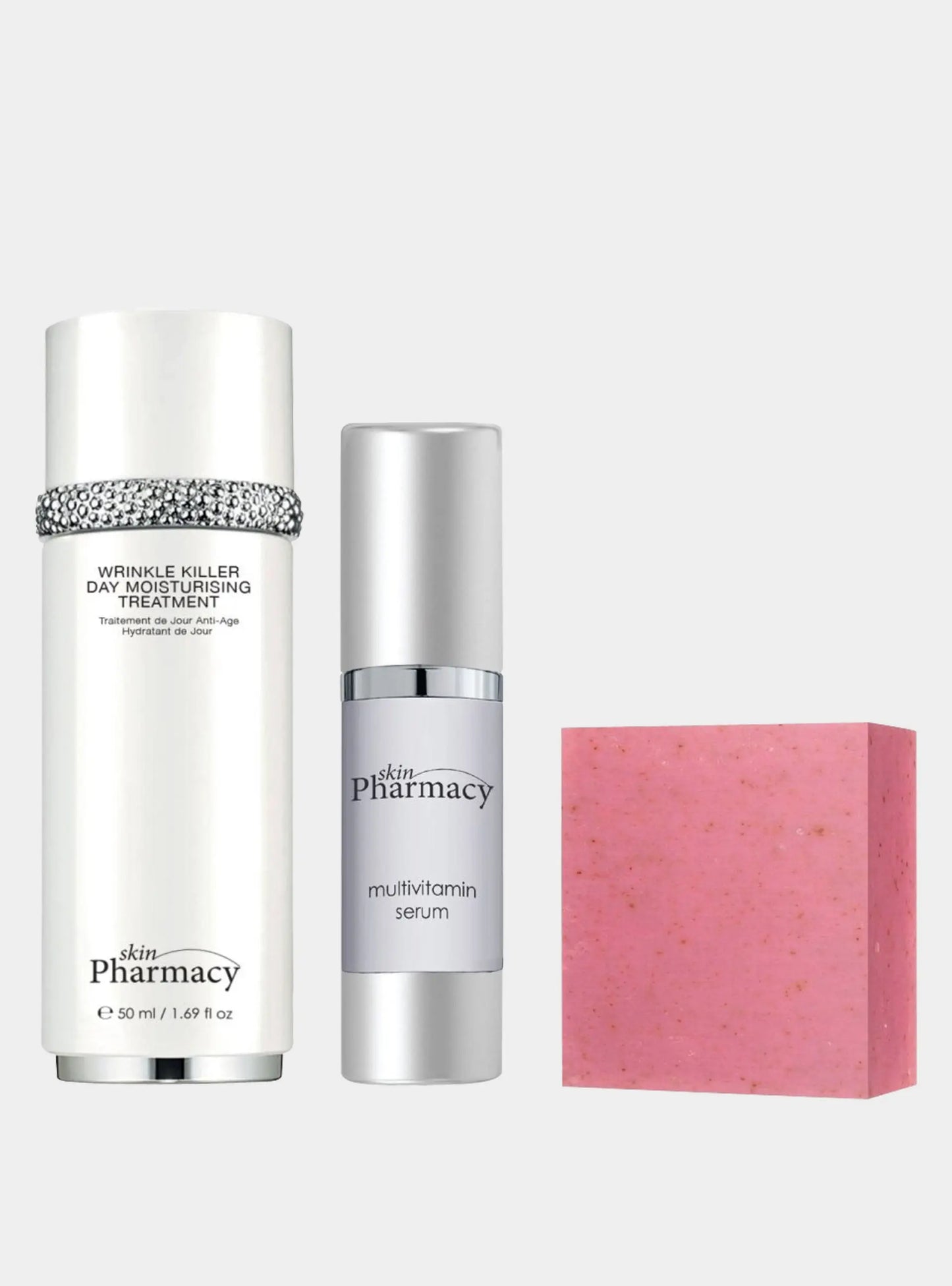 Complete Routine: Cleansing Soap, Serum and Day Moisturiser skinChemists