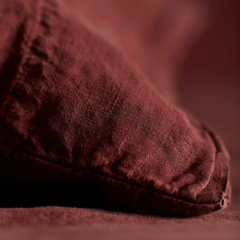 Conker 100% Linen Duvet Cover The Secret Linen Store