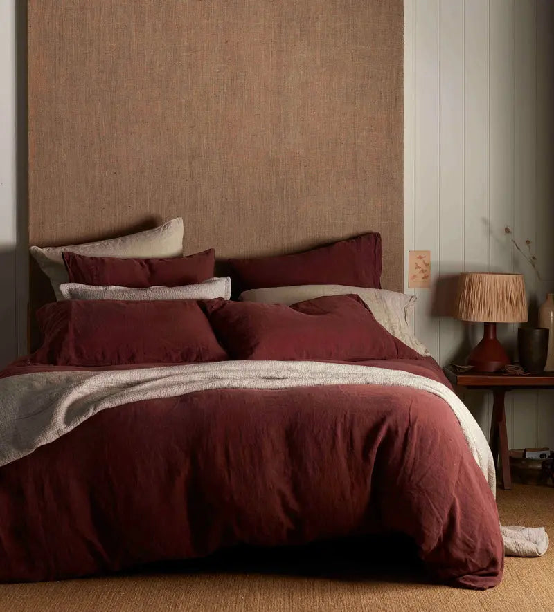 Conker Linen Duvet Cover The Secret Linen Store
