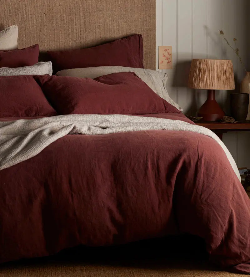 Conker Linen Duvet Cover The Secret Linen Store