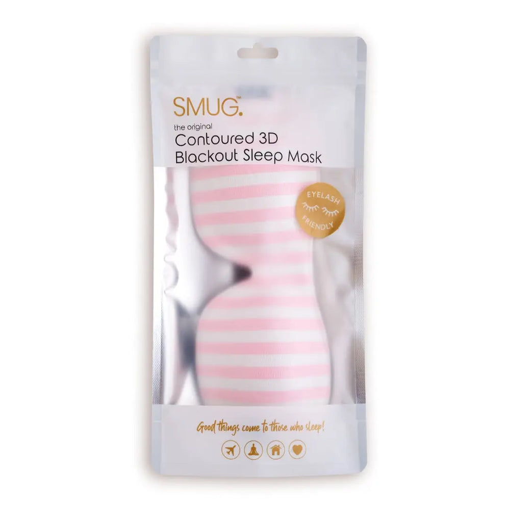 Contoured 3D Blackout Sleep Mask - Candy Shop Print SMUG