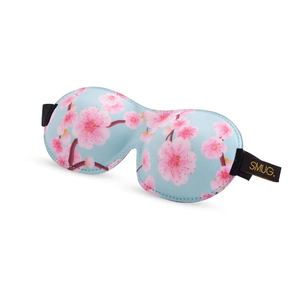 Contoured 3D Blackout Sleep Mask - Cherry Blossom Print SMUG