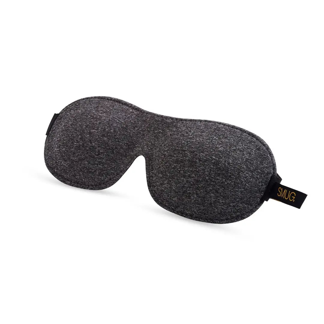 Contoured 3D Blackout Sleep Mask - Dark Grey Marl SMUG