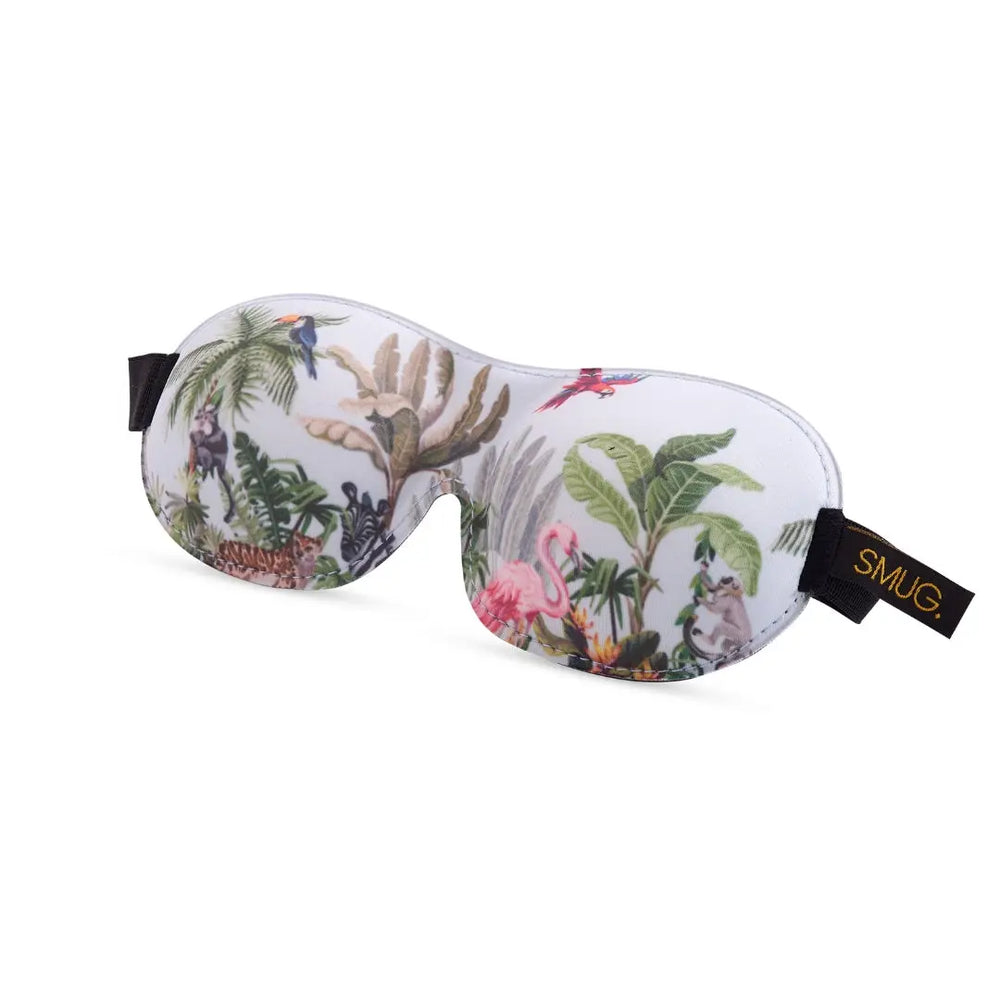 Contoured 3D Blackout Sleep Mask - Jungle Print SMUG