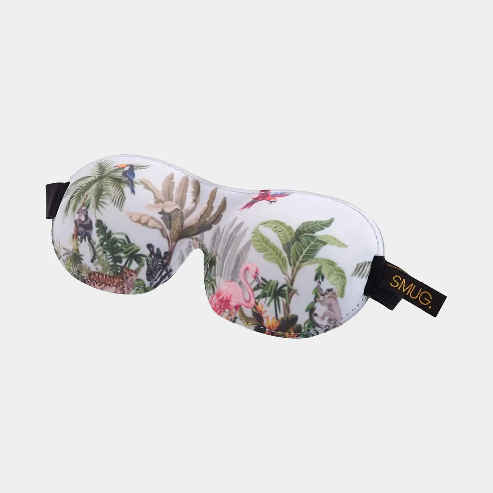 Contoured 3D Blackout Sleep Mask - Jungle Print SMUG