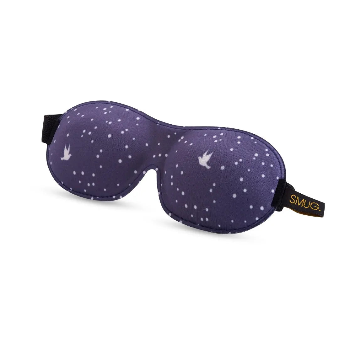 Contoured 3D Blackout Sleep Mask - Night Sky Print SMUG