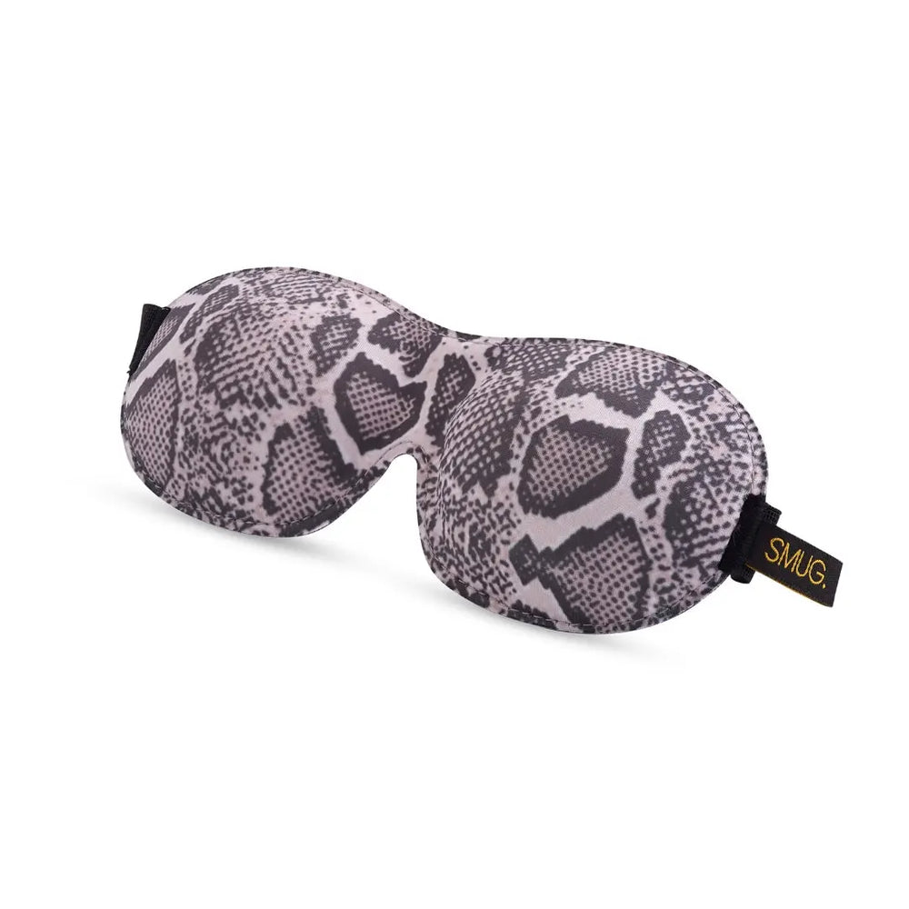Contoured 3D Blackout Sleep Mask - Snake Print SMUG