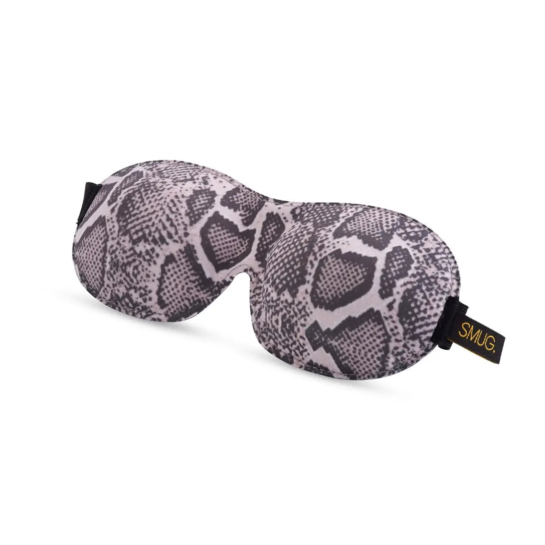 Contoured 3D Blackout Sleep Mask - Snake Print SMUG