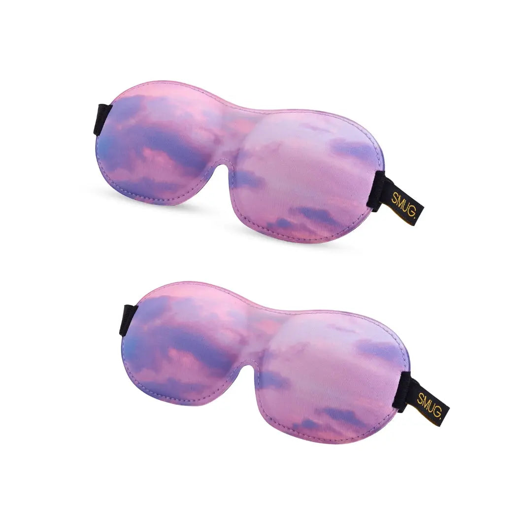 Contoured Sleep Mask Twin Pack Sets - Various Designs SMUG