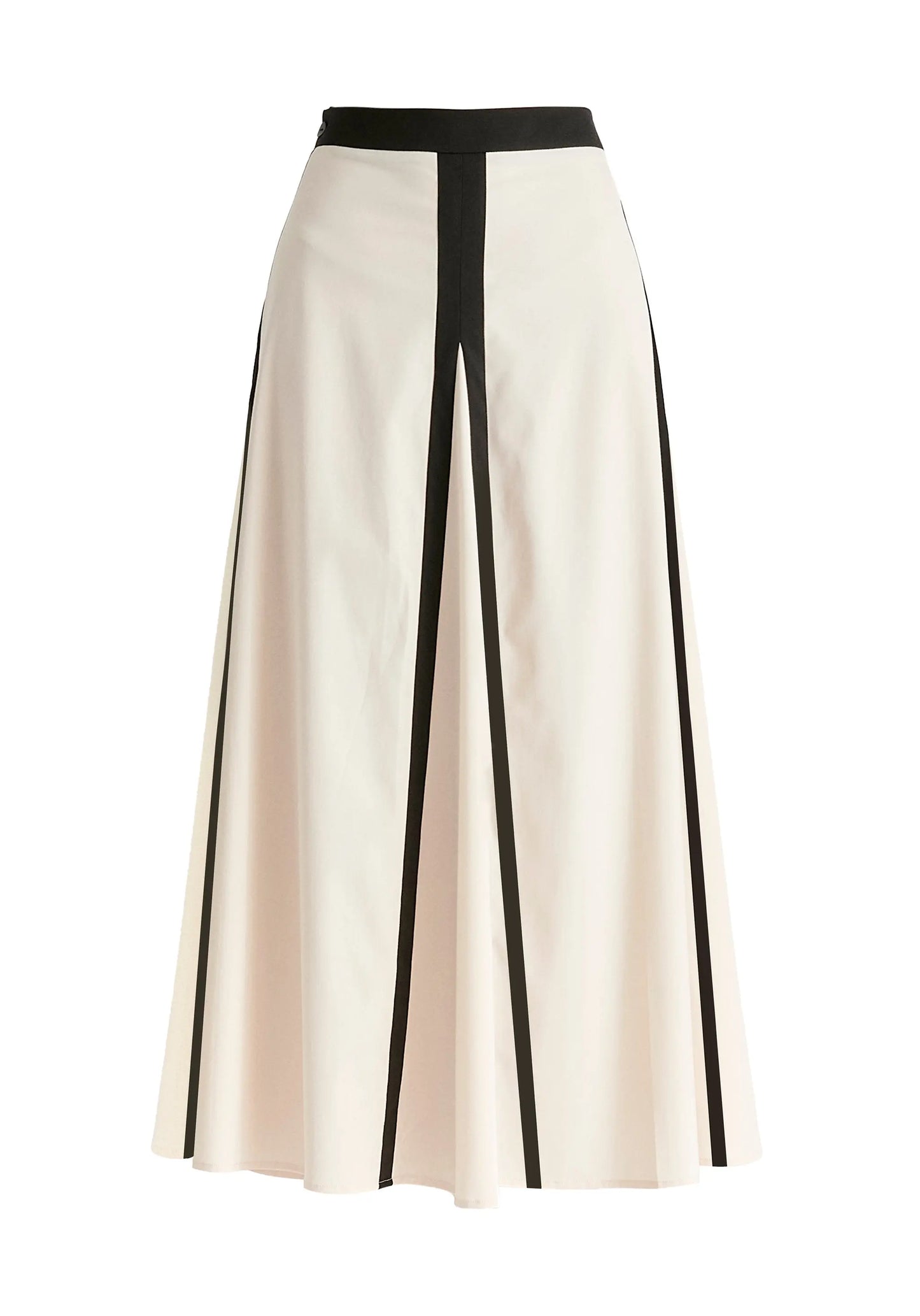 Contrast Trim Maxi Skirt Paisie