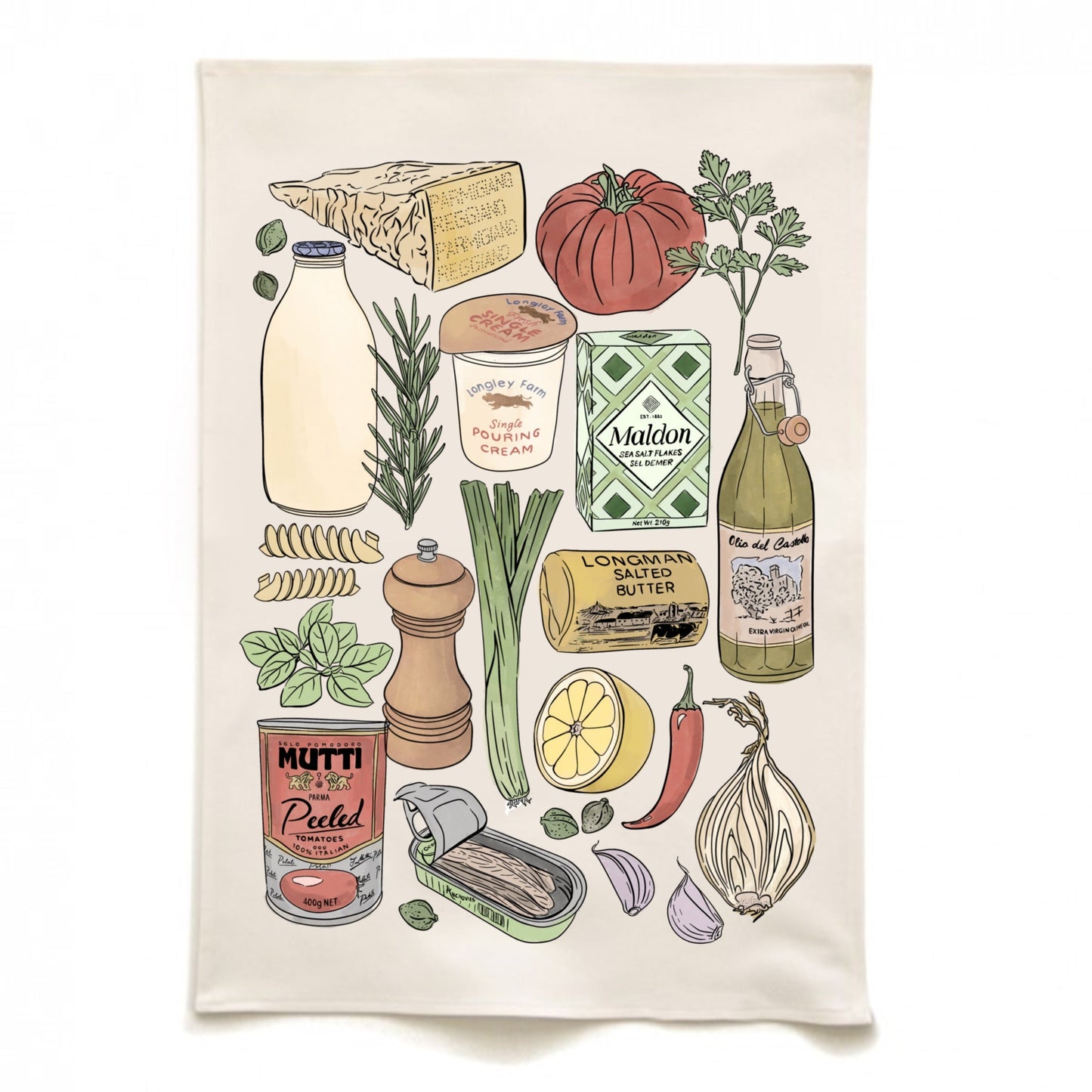 Cooking Essentials Tea Towel Quite Nice London