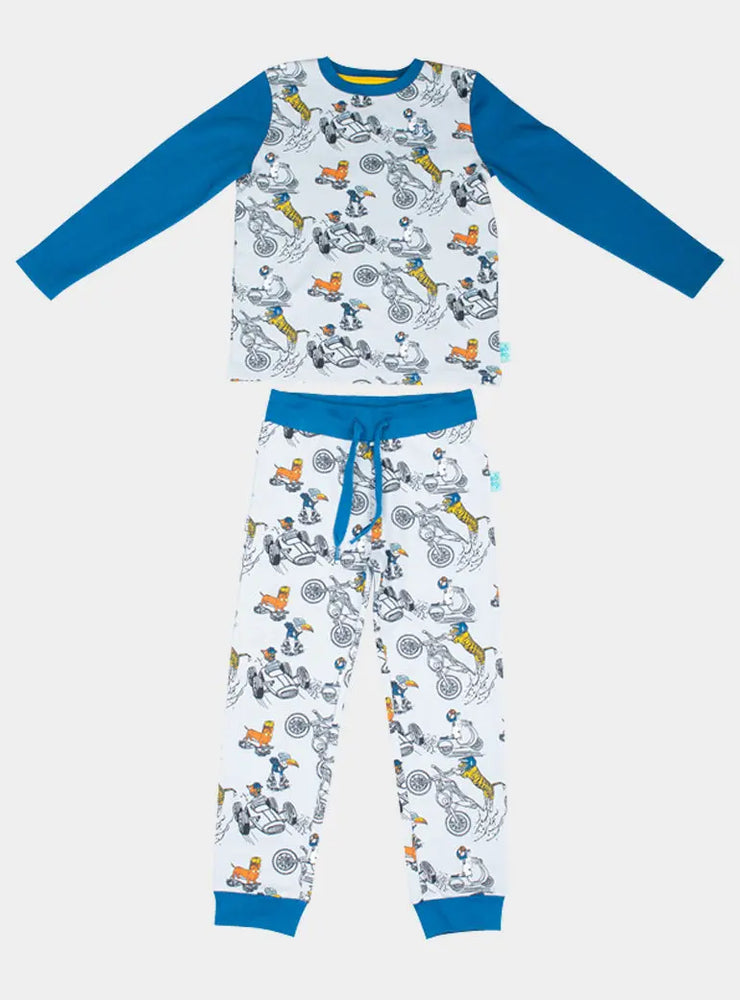 Cool Driver Boys Jersey Pyjamas Luca and Rosa