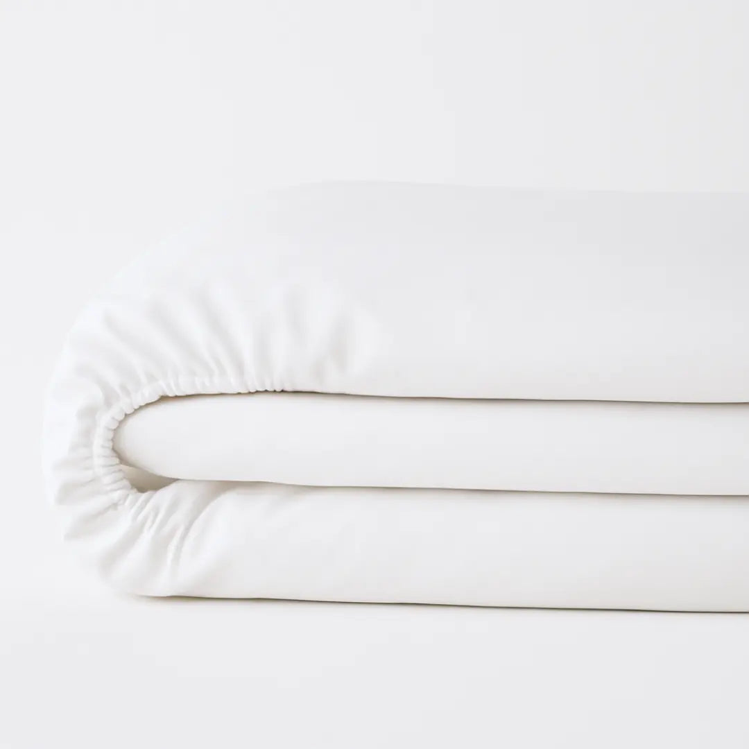 Cool & Comfy Silk Fitted Sheet (Eucalyptus) Ethical Bedding™