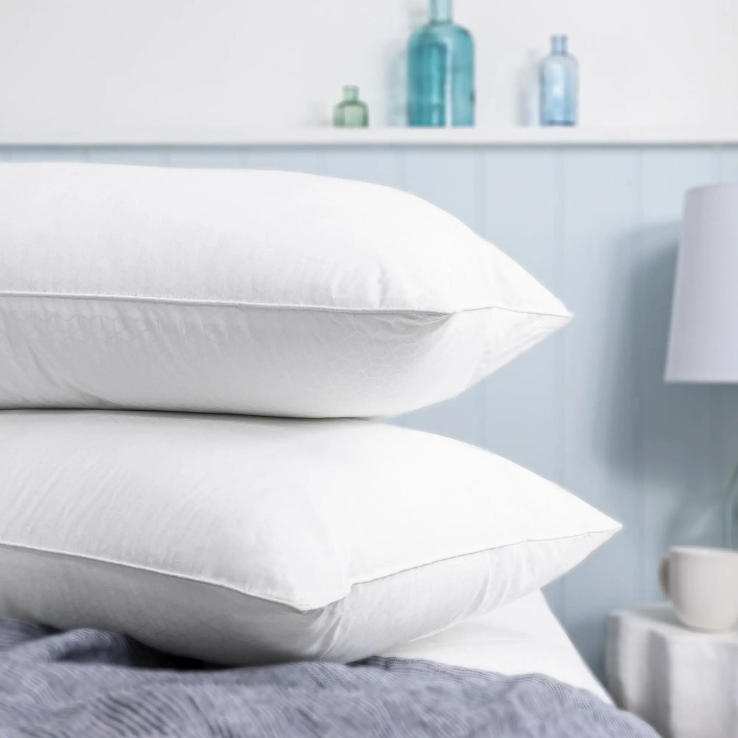 Cooling Smart Temperature Cotton Pillow The Fine Bedding Company