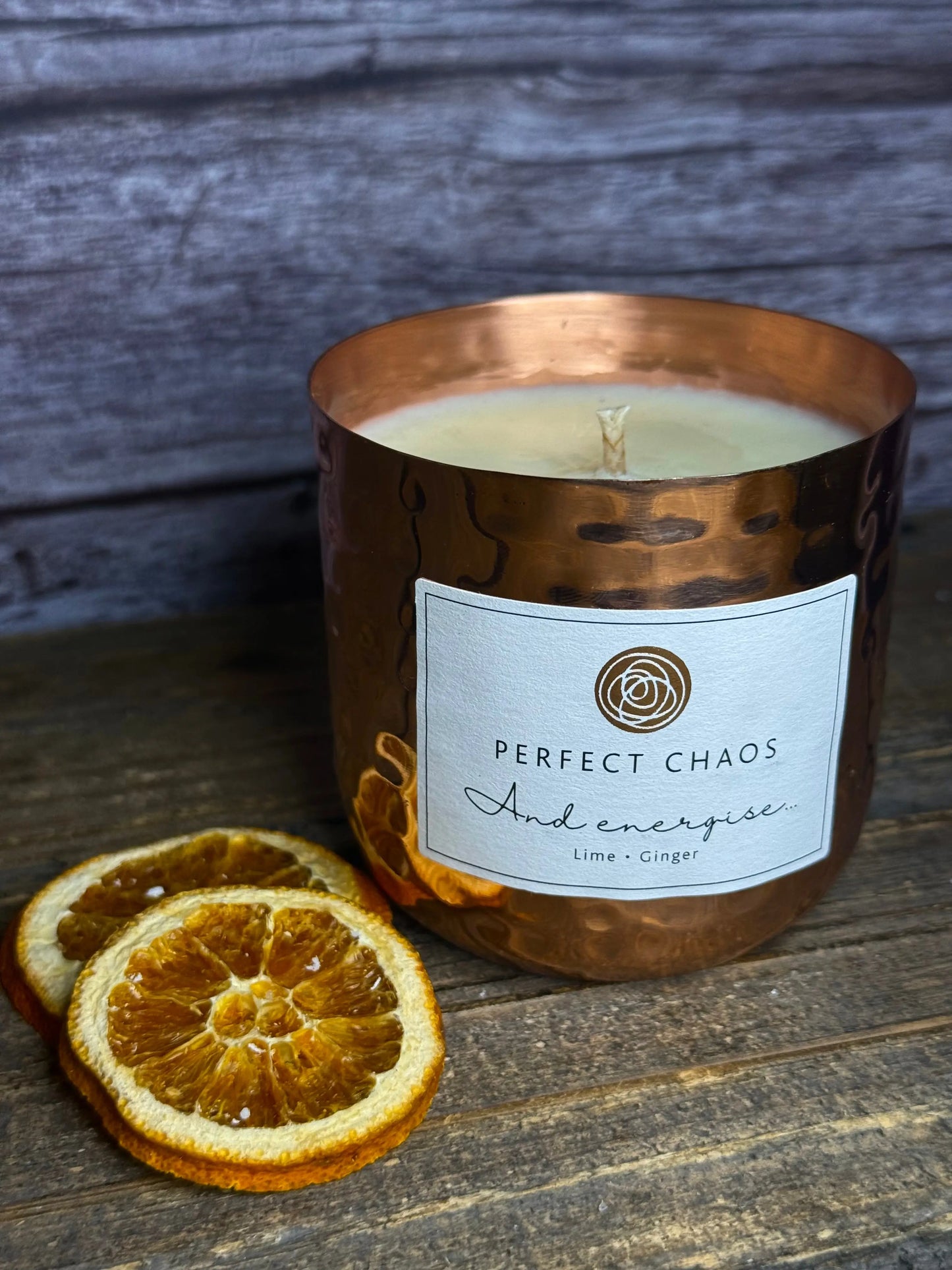 Copper Dimpled Candle - And Energise Perfect Chaos