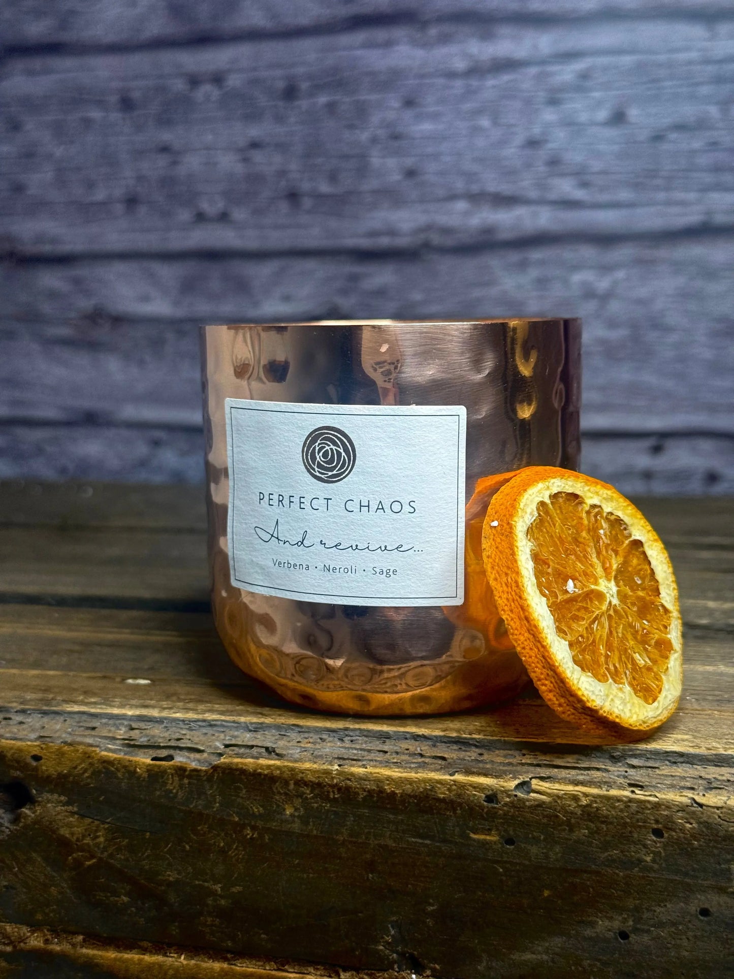 Copper Dimpled Candle - And Revive Perfect Chaos
