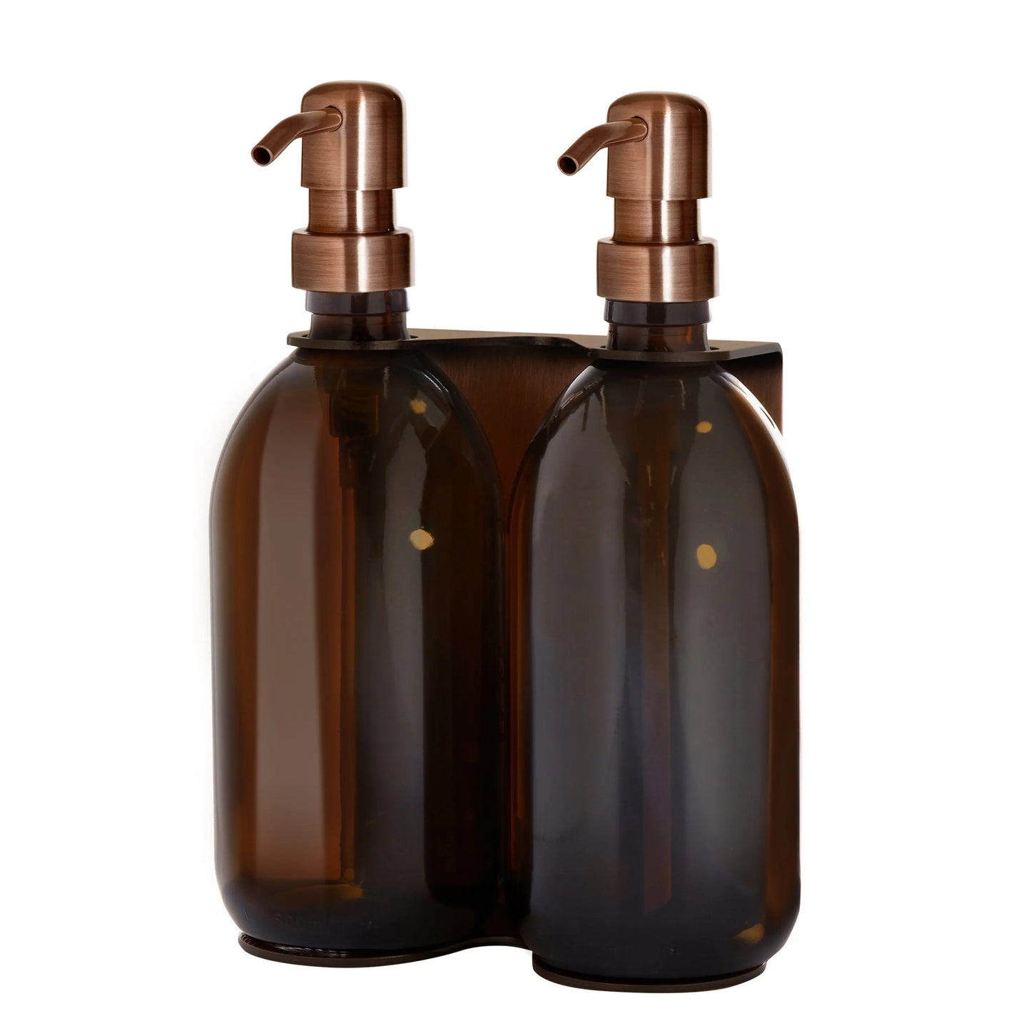 Copper Double Wall Mounted Soap Dispenser Kuishi