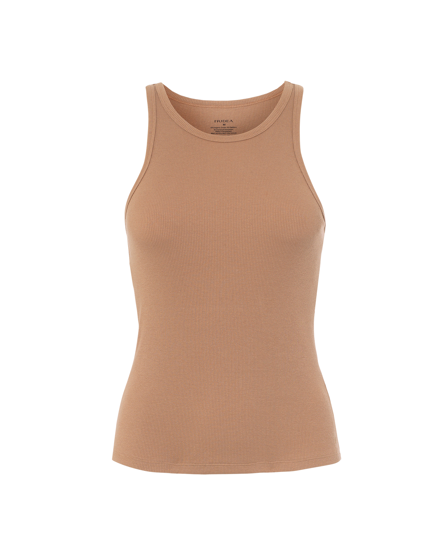 Mocha Organic Cotton Classic Vest Nudea