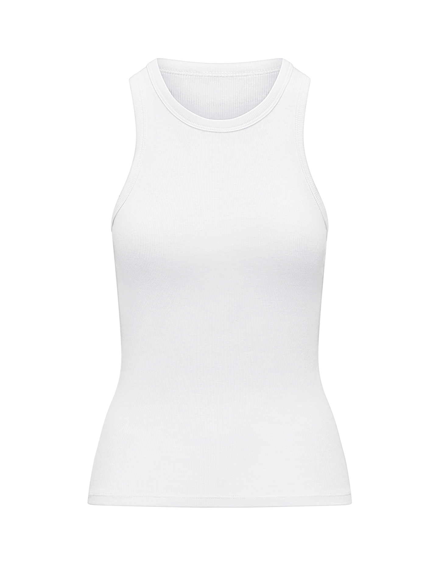 Cotton White Organic Cotton Classic Vest Nudea