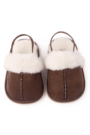 Brown Fur Slipper