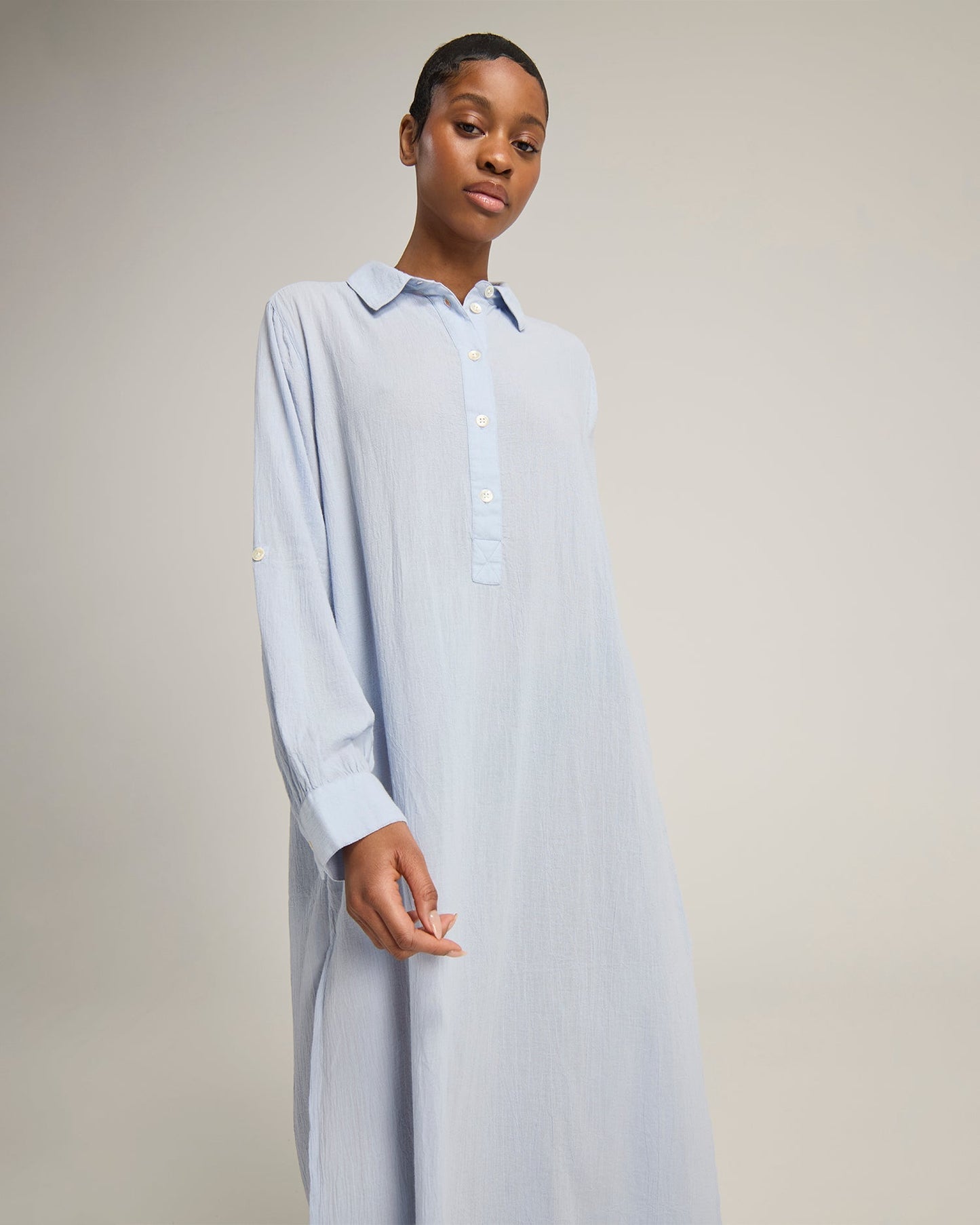 Sky Maxi Shirt Nudea