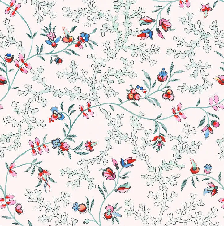 Coral & Fauna - in Rainbow - Wallpaper Print~Sisters